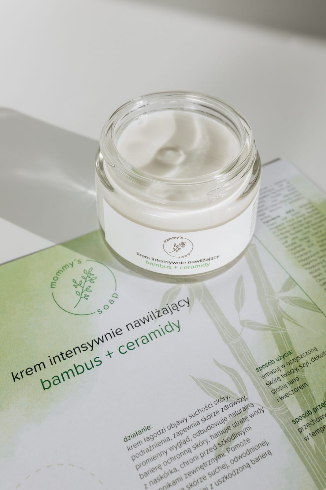 Krem intensywnie nawilżający bambus+ceramidy