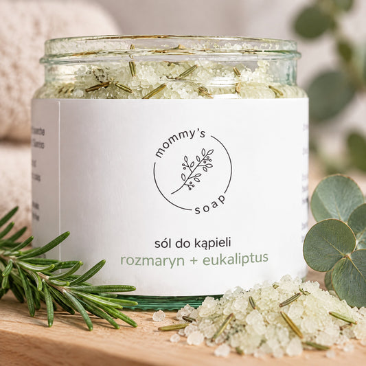 Sól do kąpieli rozmaryn i eukaliptus